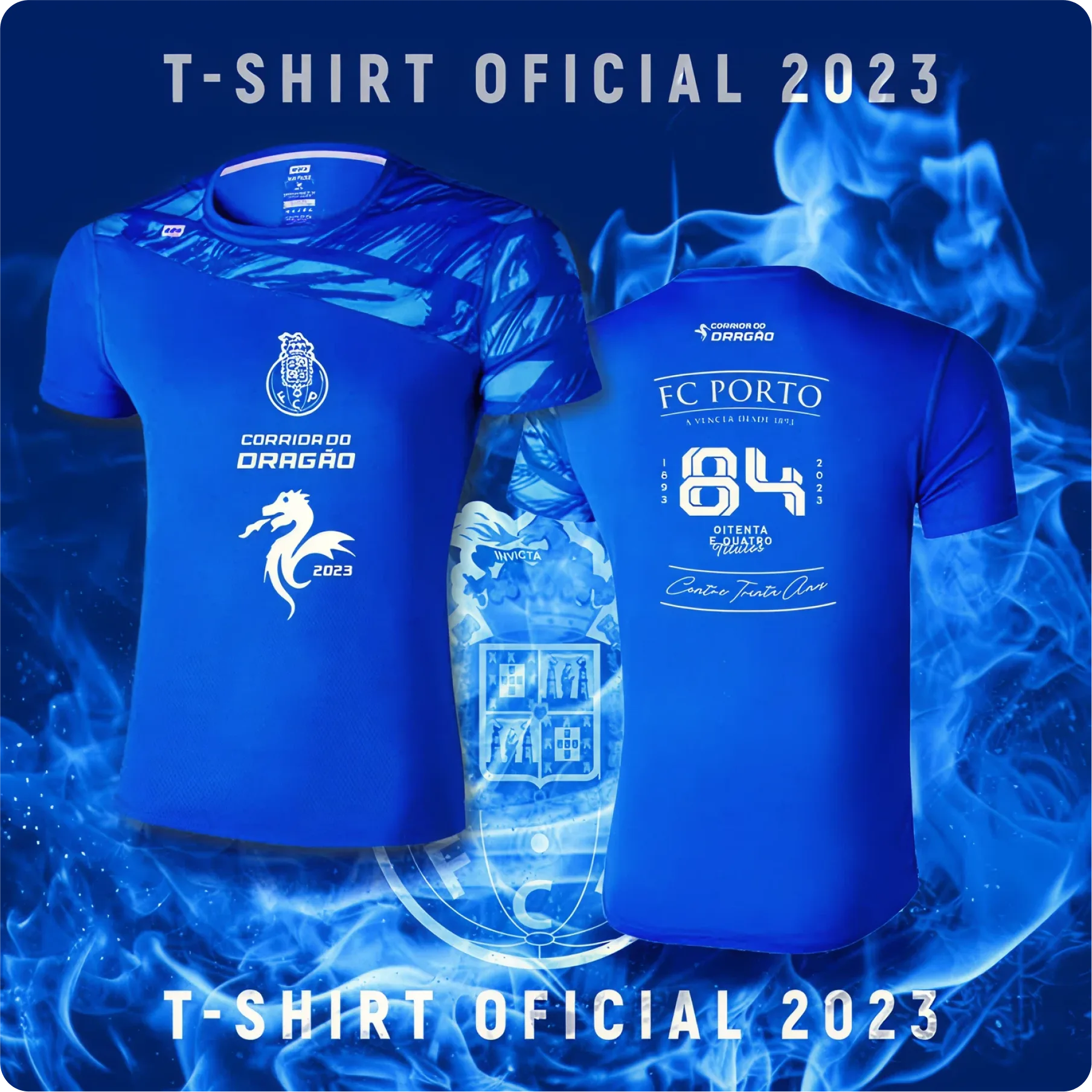 Camisa da edição 2023 da Corrida do Dragão.